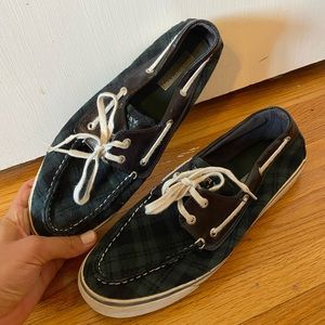 Sperry Women’s Plaid Slip-one Size 11